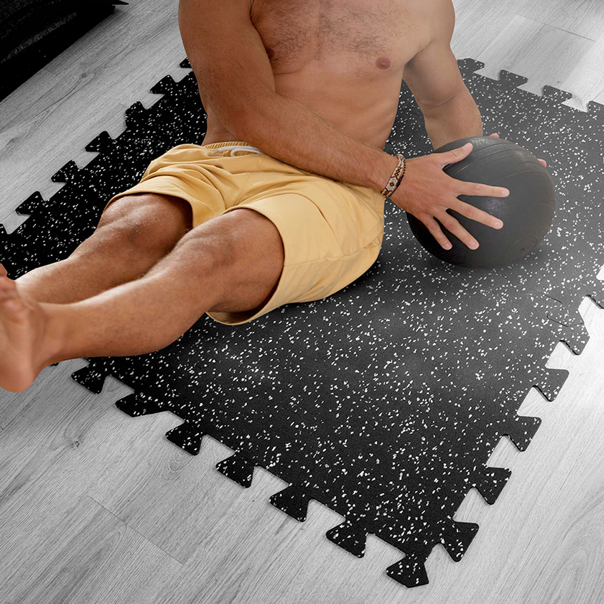 Piso para Gimnasio – Fitness Mat Chispas Modular