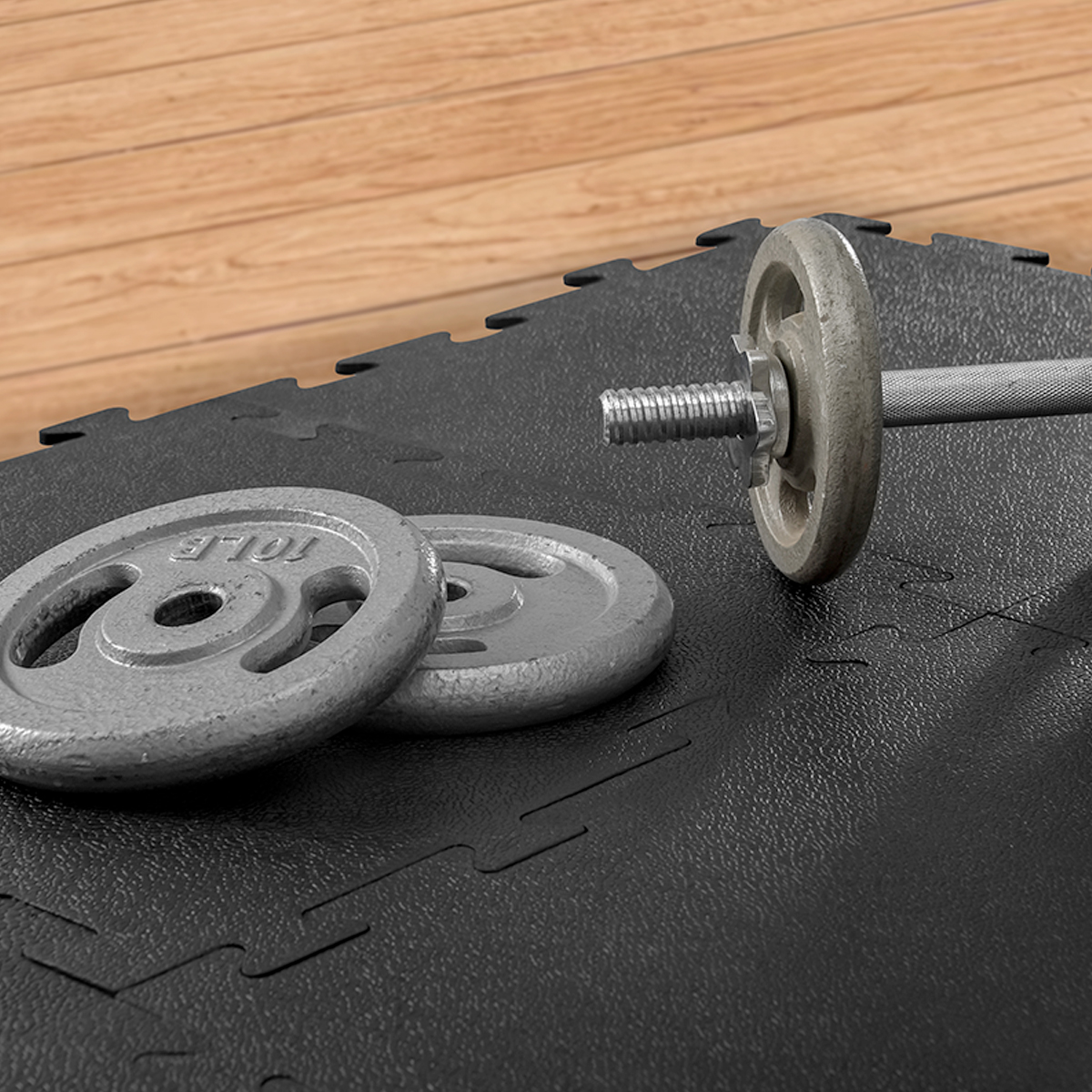 Fitness Mat Negro 8 mm México